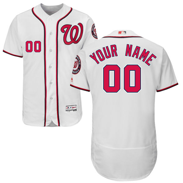 Men's Washington Nationals Flex Base Custom Jersey MLBC0107 - Click Image to Close